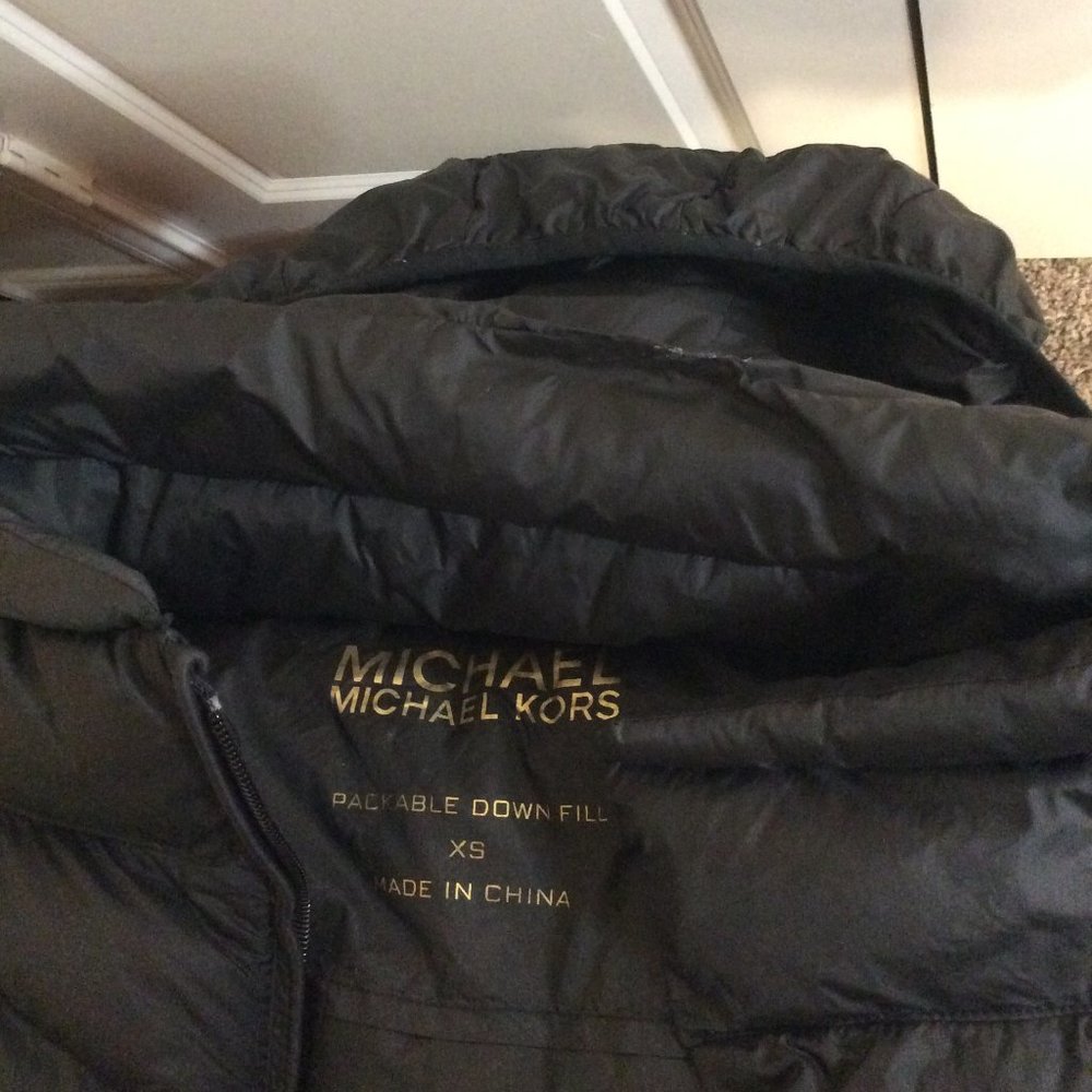 Michael Kors Packable Down Jacket- Asymmetrical Z… - image 4